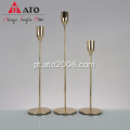 ATO Candleds para a decoração de Natal do casamento na mesa